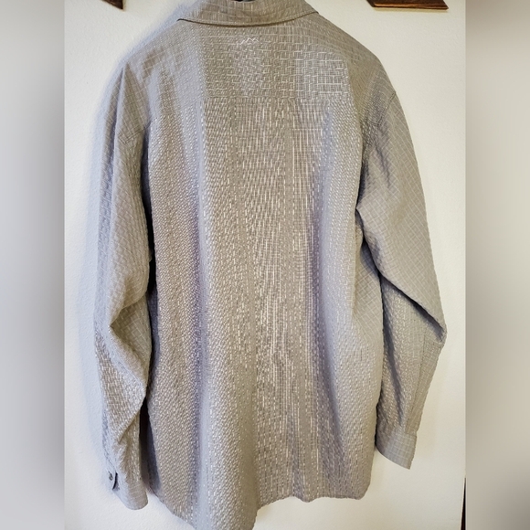 Columbia Mens Long Sleeve Button Down Beige Plaid Size XL - Picture 7 of 7